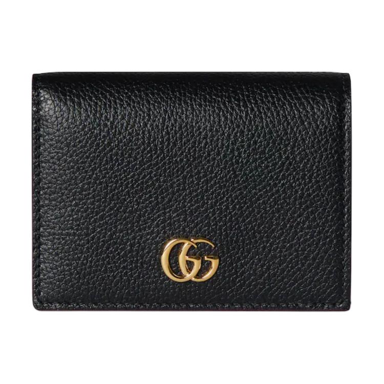 Кошелек Gucci GG Marmont (черно-красный)