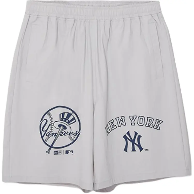 New Era Casual Shorts Unisex 14529161 Light Gray/New York Yankees Thin