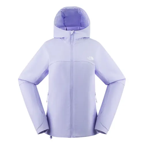THE NORTH FACE Jackets Women's Purple Hooded Moderate Soft Shell