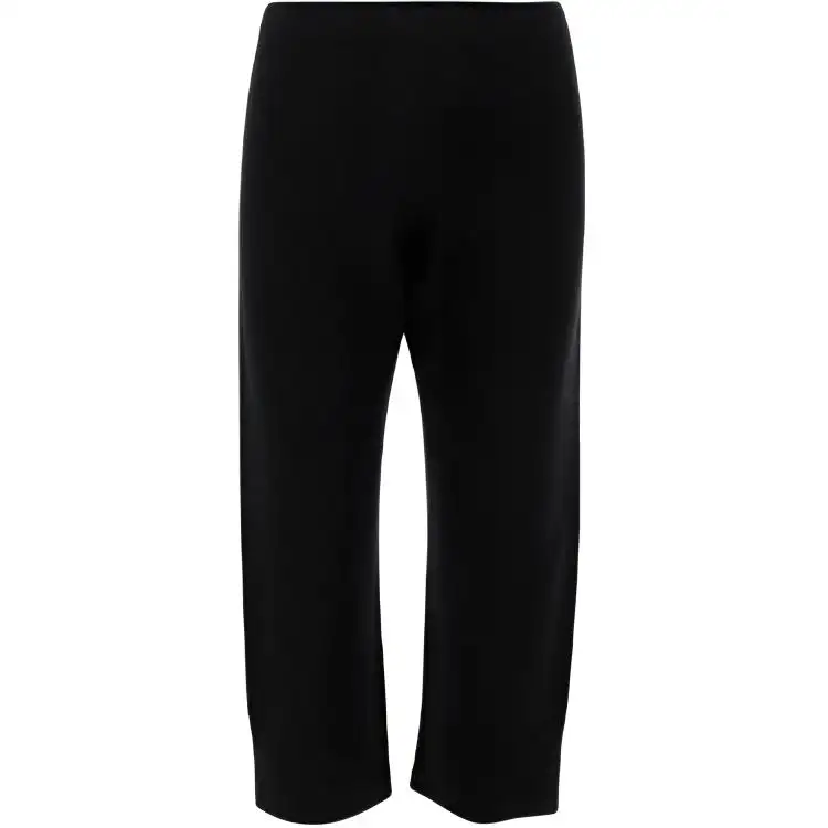 THE ROW Casual Pants Women's Black Moderate Straight Fit Pants