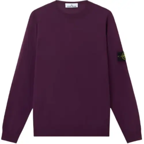 STONE ISLAND Logo Patch Crewneck Jumper