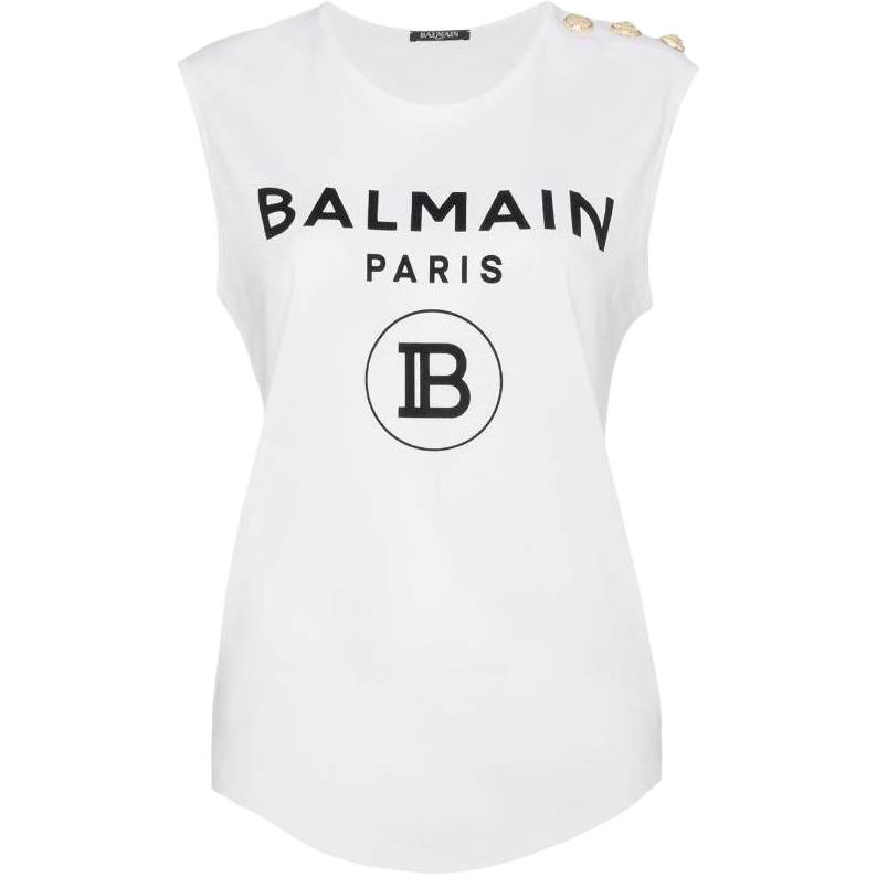Женская футболка BALMAIN BALMAIN T (белая)