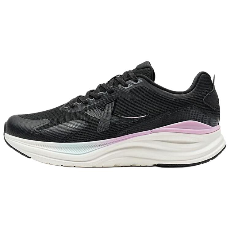 XTEP Chi Yuan Cushioning Abrasion Resistant Coverage Low top Casual Running Shoes Women’s Black Pink