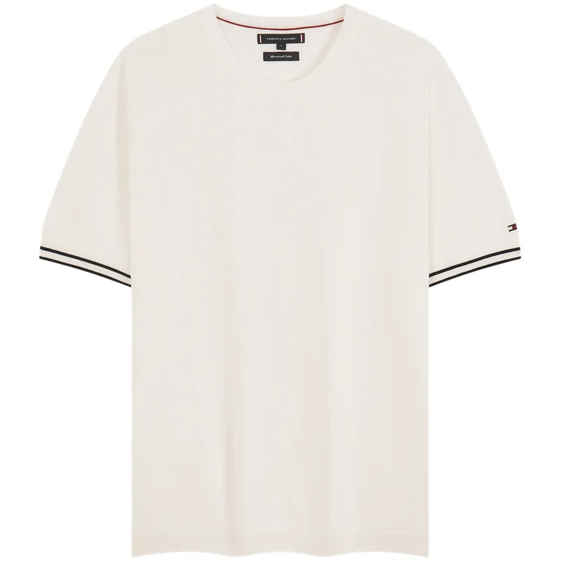 Tommy Hilfiger T-Shirts Men's Crew Neck Moderate