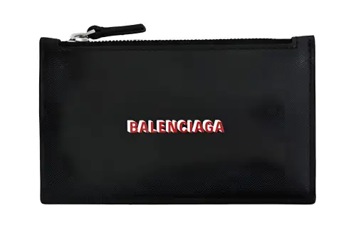 Balenciaga Leather Clutch Men's Black