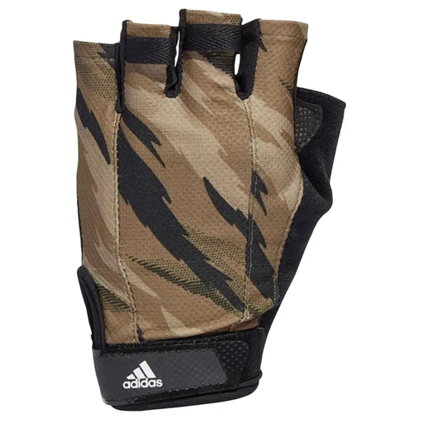 Adidas Polyamide Sports Gloves Unisex Camouflage