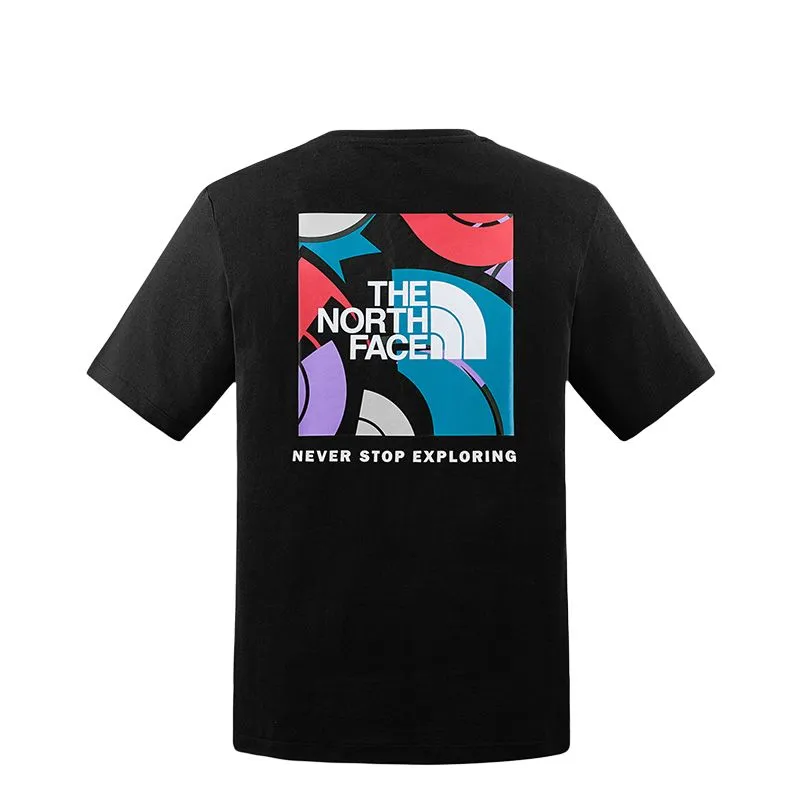THE NORTH FACE T-Shirts Unisex Cosmic Black Crew Neck Moderate
