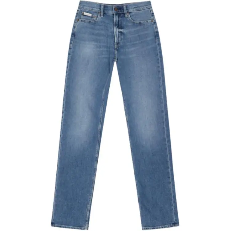 Calvin Klein Jeans Men's Blue Moderate Straight Fit Pants