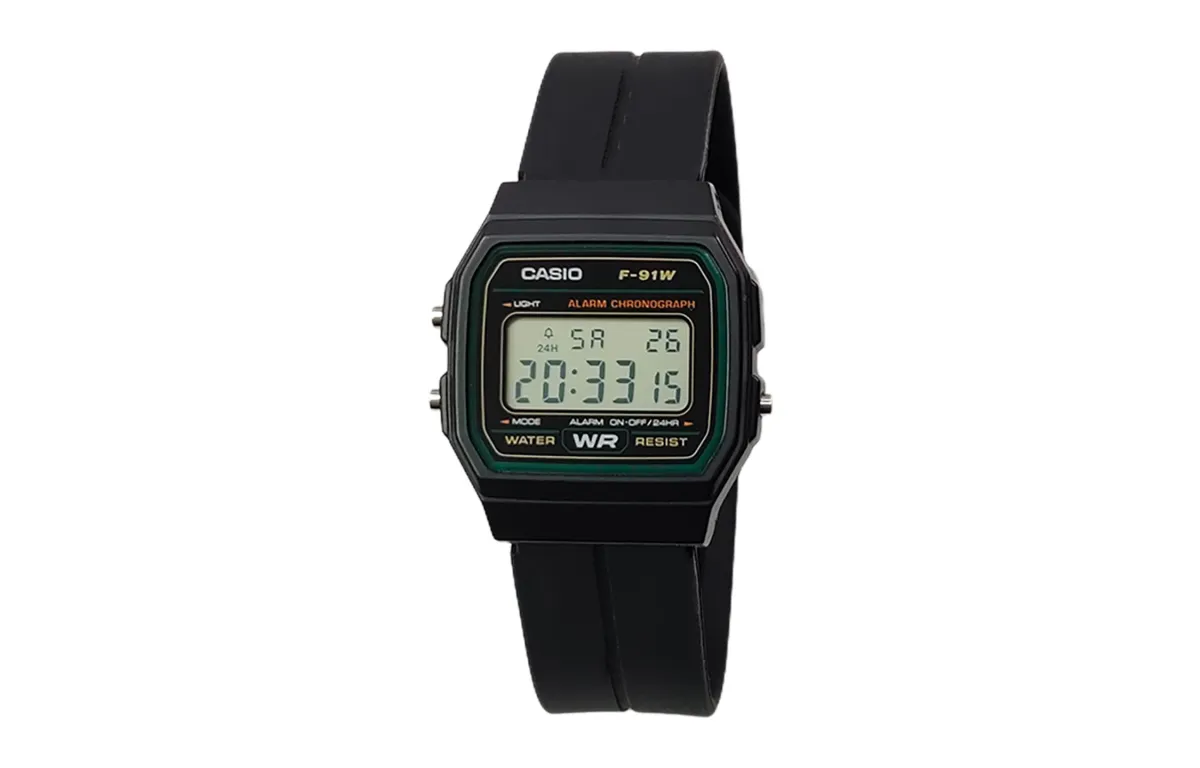 CASIO Custom Collection Quartz Movement Silicone Strap Watch Men's Watches Black Dial