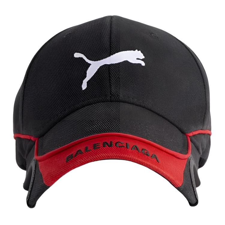 Кепка Balenciaga (черно-красная)