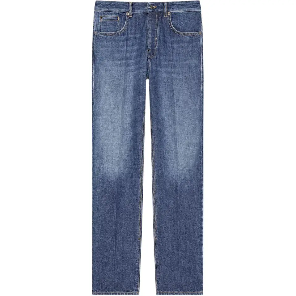 Givenchy Logo Embroidered Straight Leg Jeans