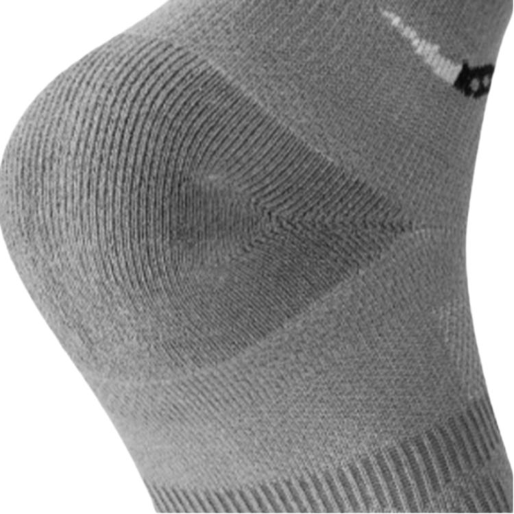 Saucony Ankle Socks Unisex 1 Pack Asphalt Cloud Gray