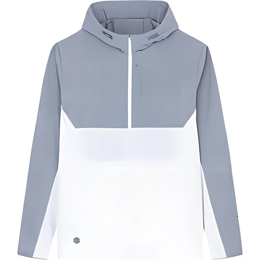 Anta Variety Training Collection UV Protection Sun Protection Clothing Men's Downpour Gray/Breeze Gray