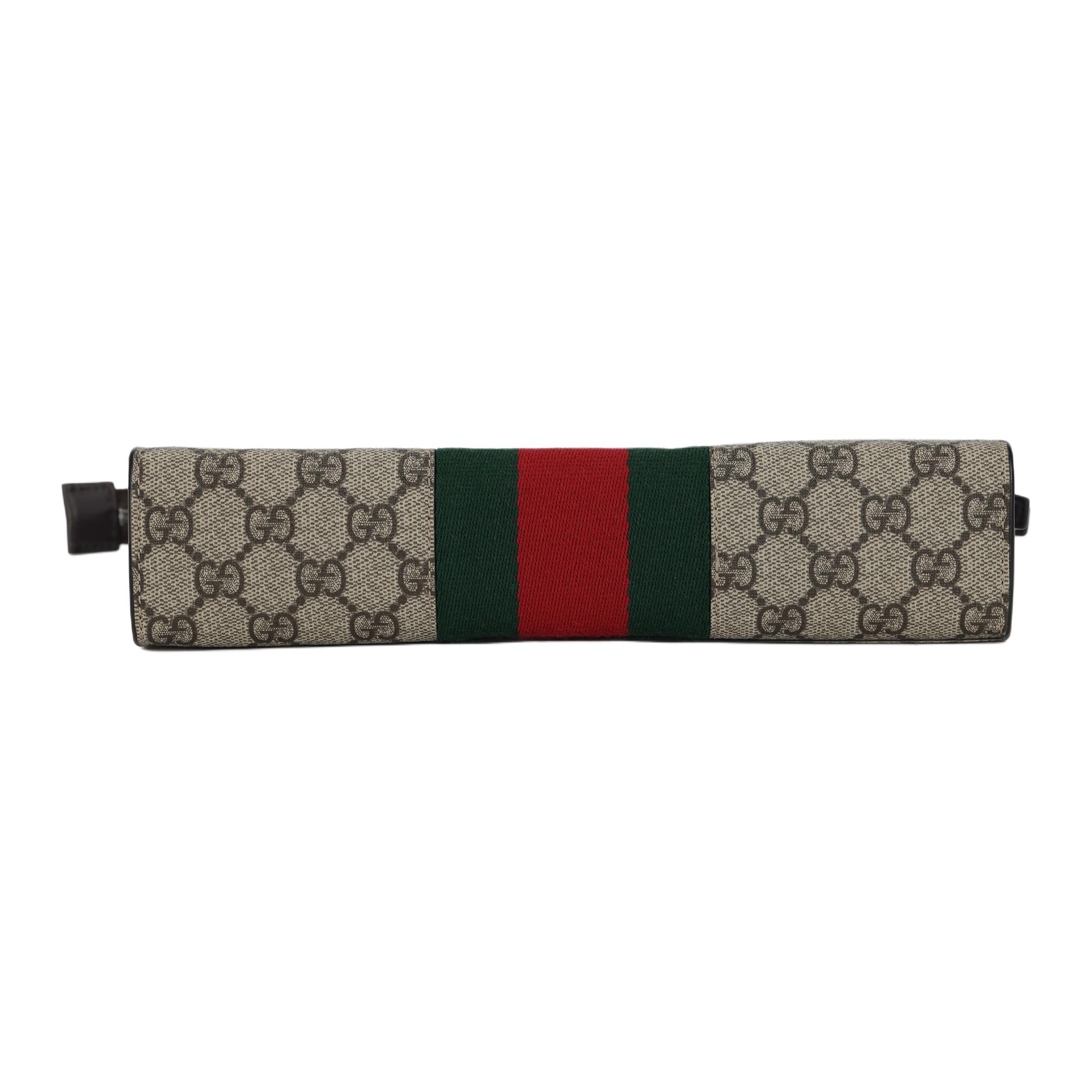 Мужская сумка Gucci GG Supreme Logo (бежевый) — фото 4