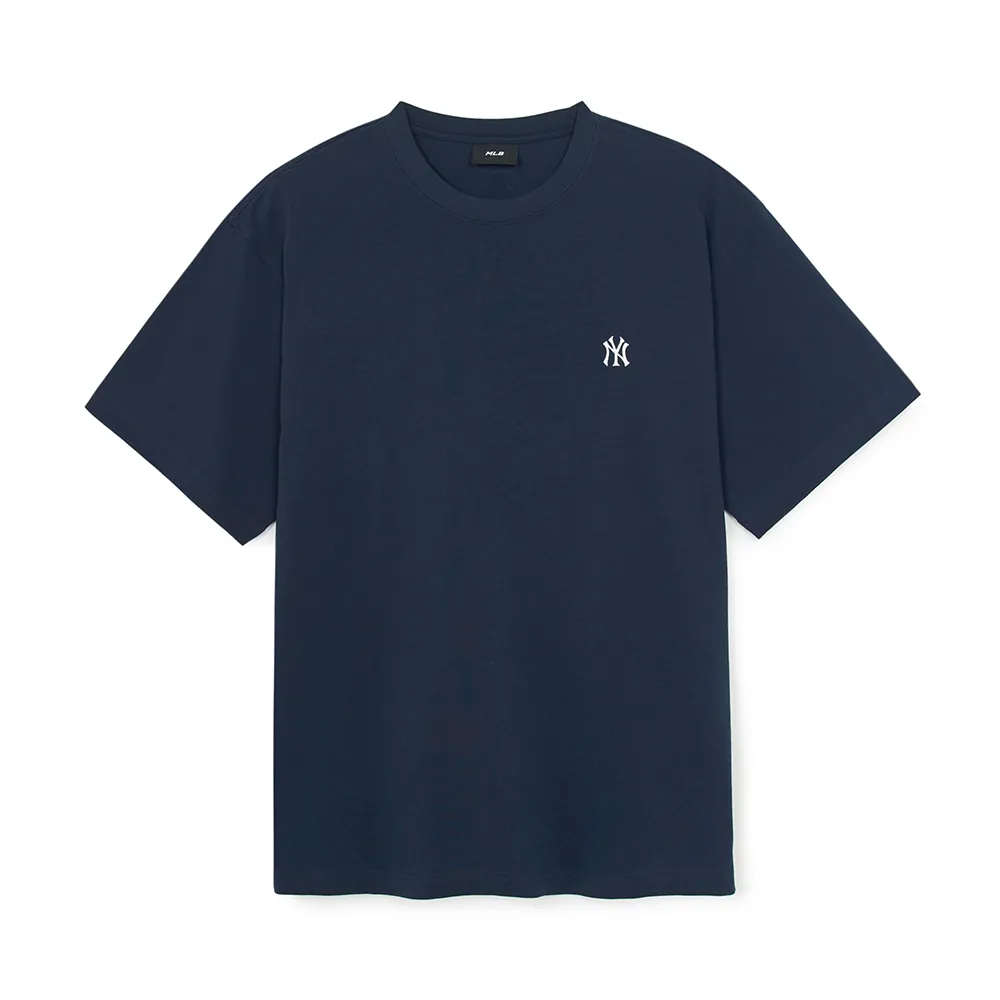 MLB New York Yankees Basic Collection SS25 T Shirt Unisex Standard Navy Blue