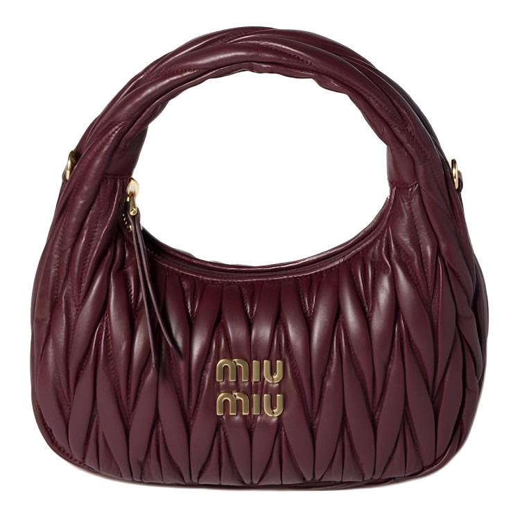 Женская сумка MIU MIU Wander (бордовая)