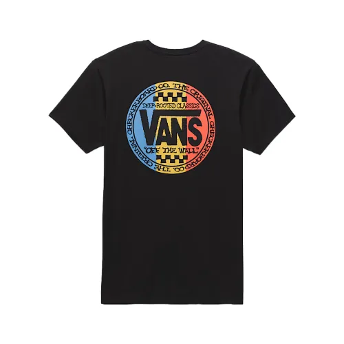 Vans T Shirts Men's Black Crew Neck Moderate