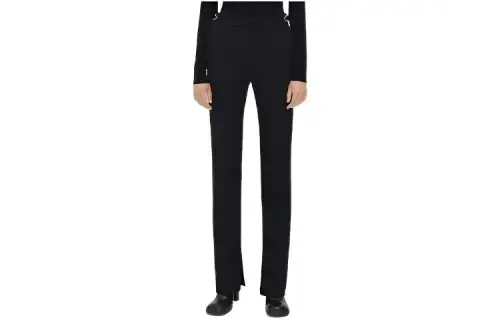 Bottega Veneta Casual Pants Women's Black Moderate Straight Fit Pants