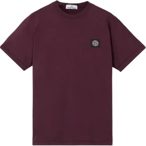 STONE ISLAND T Shirt Men's Burgundy