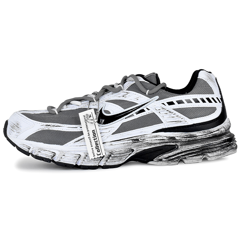 Nike Initiator Abrasion Resistant Low top Casual City Commuting Running Shoes Men’s Black White Gray