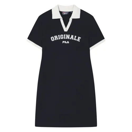 FILA ORIGINALE Short Sleeved Dress Women's Legend Blue