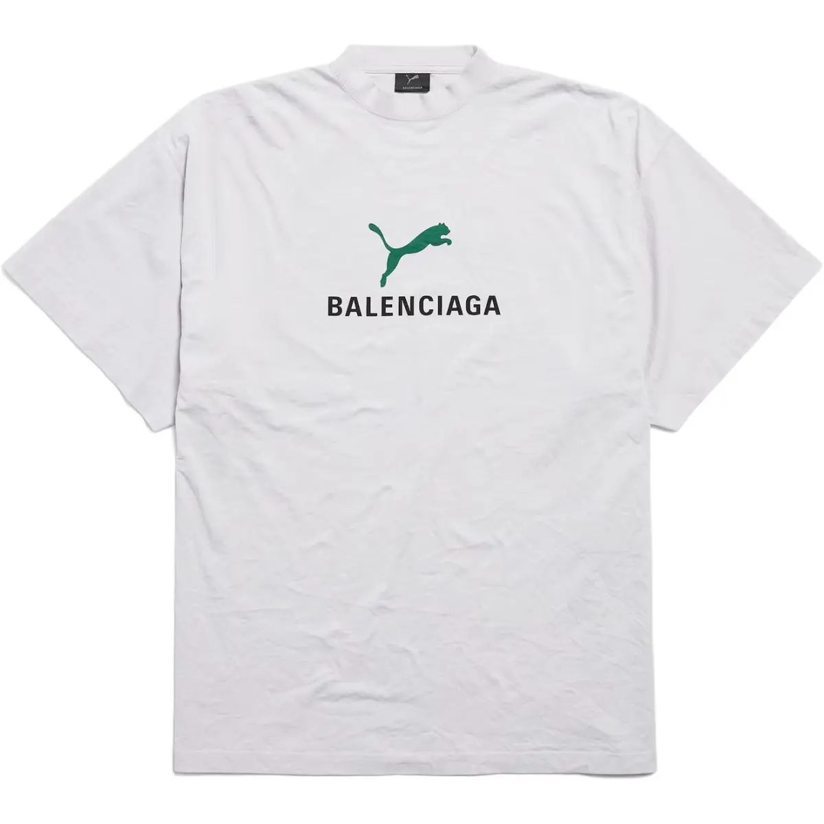 Balenciaga x PUMA T Shirt Women's White Loose Fit