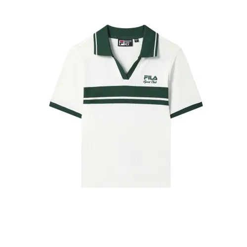 FILA ORIGINALE Polo Shirt Women's Cloud White