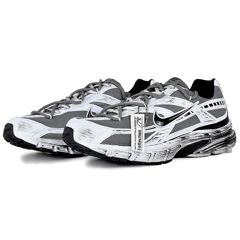 Nike Initiator Abrasion Resistant Low top Casual City Commuting Running Shoes Men’s Black White Gray