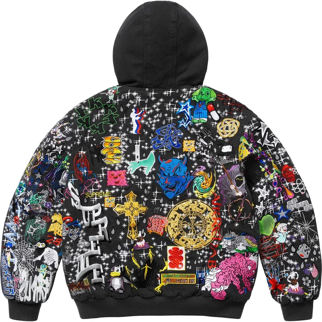 Supreme Aoi Embroidered Hooded Work Jacket