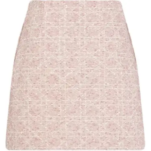 DIOR Casual Short Skirts Women's Pink