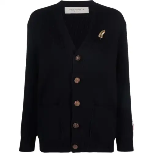 Golden Goose Deluxe Brand V Neck Knitted Cardigan