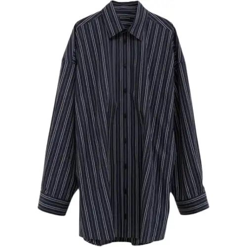 Balenciaga Striped Shirt Dress