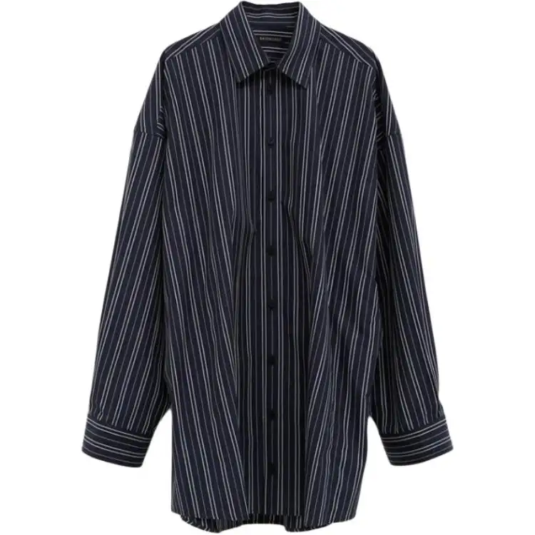 Balenciaga Striped Shirt Dress
