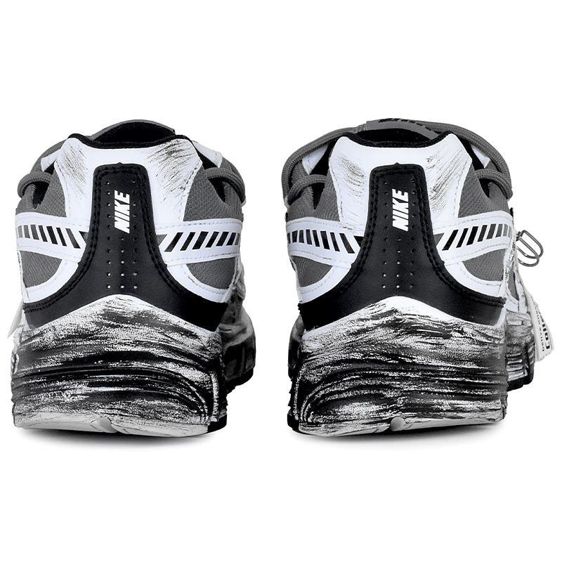 Nike Initiator Abrasion Resistant Low top Casual City Commuting Running Shoes Men’s Black White Gray