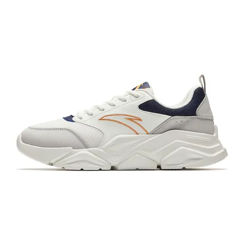 Anta Life Collection Abrasion Resistant Breathable Abrasion Resistant Breathable Low top Casual Shoes Men's