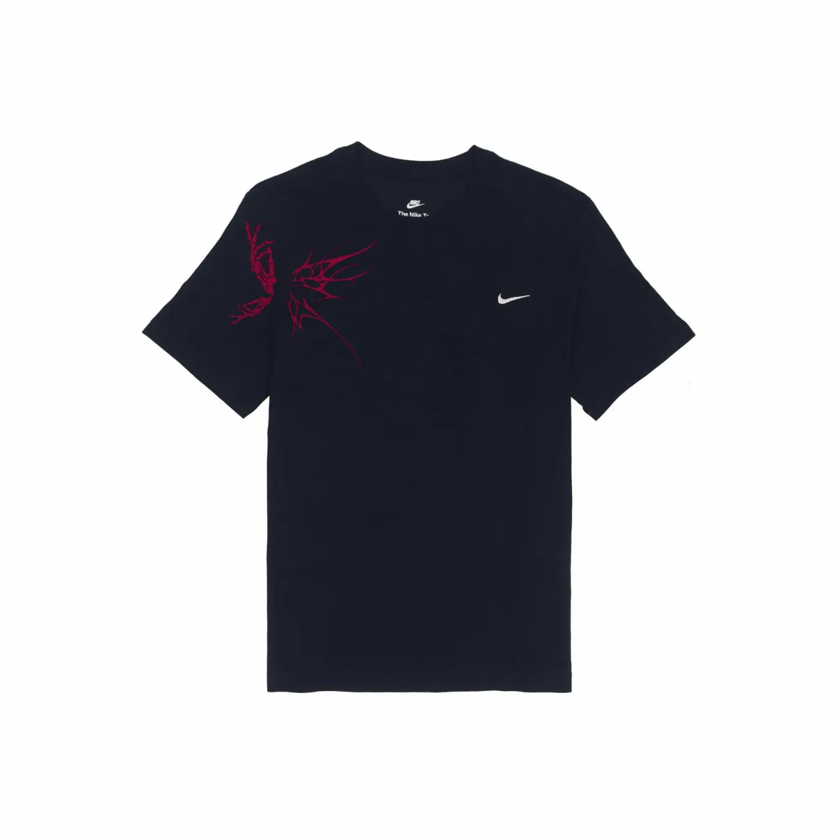 Nike T-Shirts Unisex Black Crew Neck Moderate