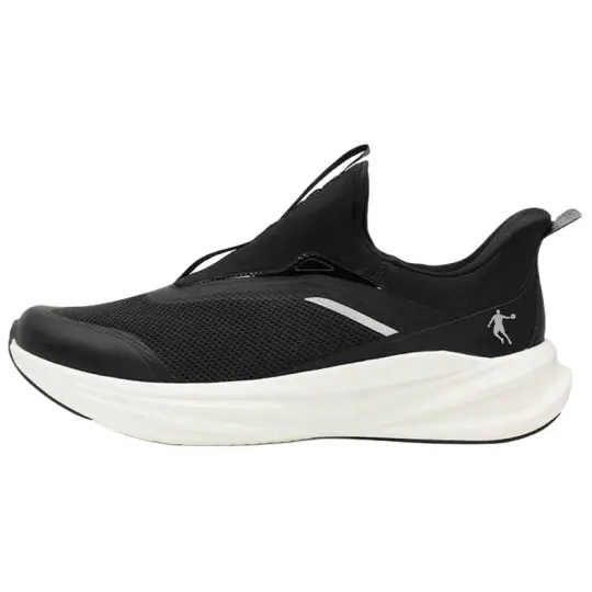 QIAODAN Variety Training Collection Running Shoes Men's Low Top Black, Jordan White
