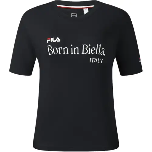 FILA Tennis T Shirts Women's RD Royal Blue Crew Neck Moderate Other