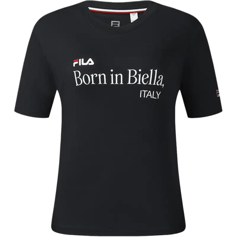 FILA Tennis T Shirts Women's RD Royal Blue Crew Neck Moderate Other