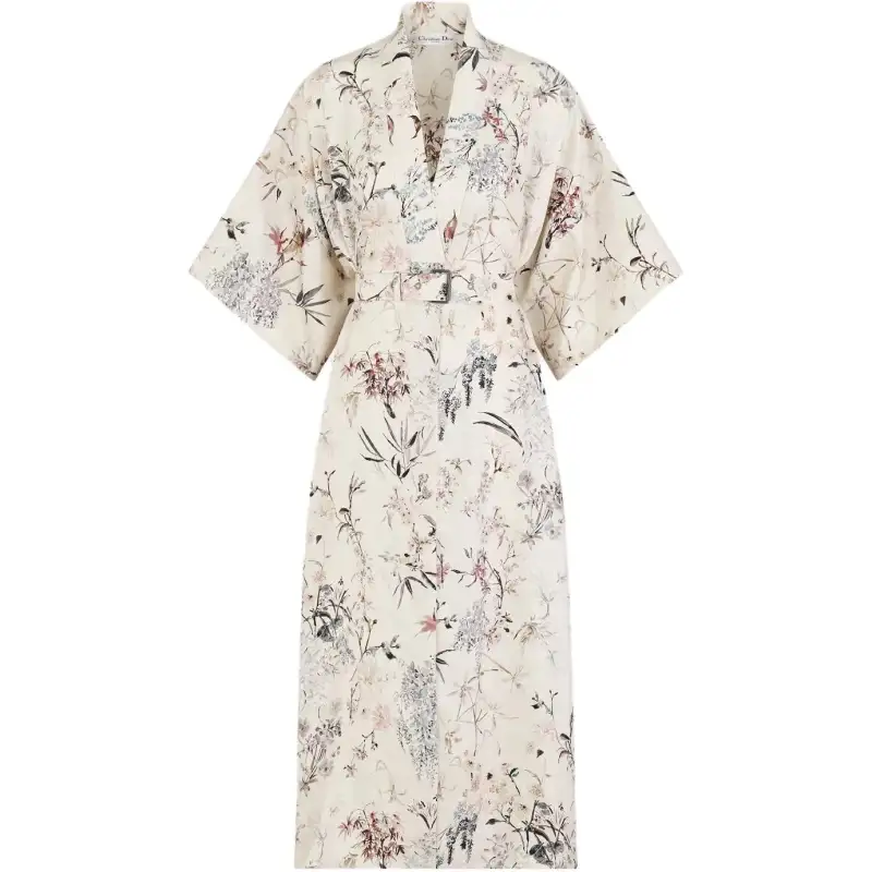 DIOR Long Sleeved Dress Women's White