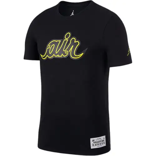 Jordan T Shirts Men's BQ5170 010 Crew Neck