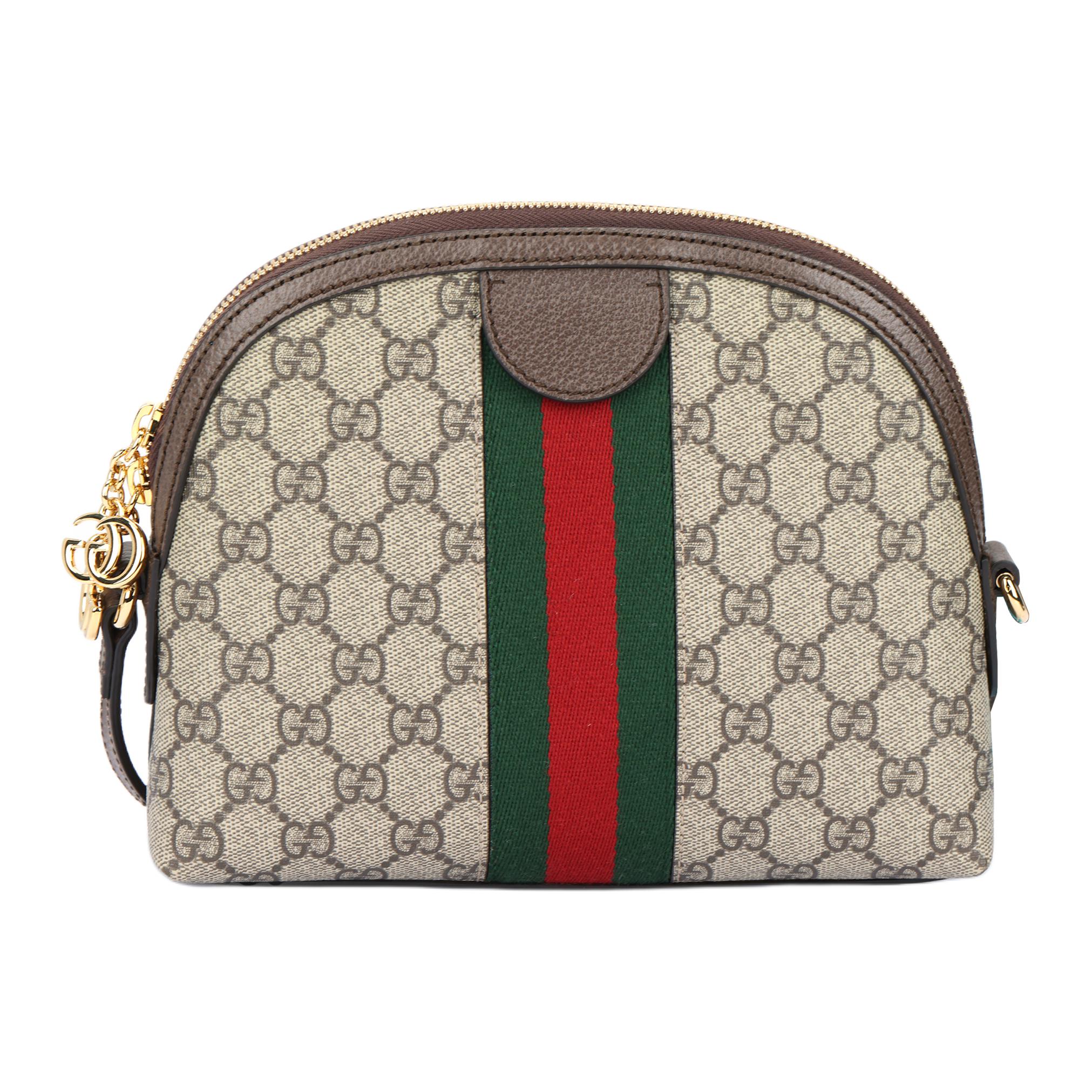 Женская сумка Gucci Ophidia (утомительно-коричневая) — фото 3