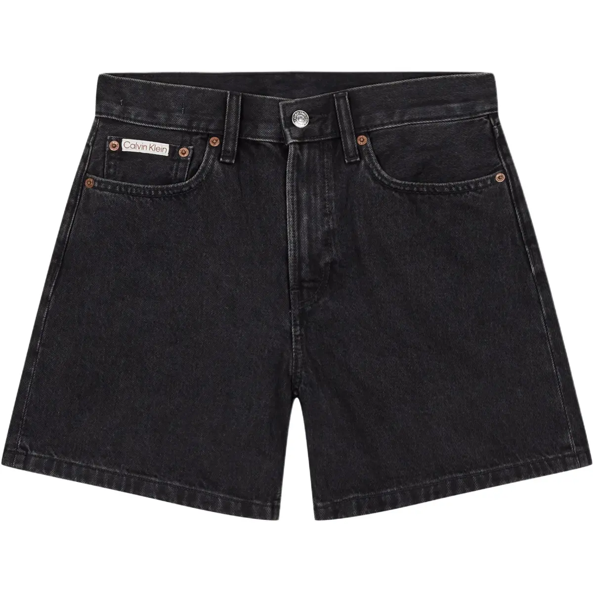 CALVIN KLEIN Denim Shorts Women's Black