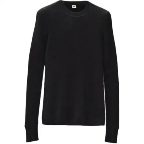HERMES Knitwear Women's Black Crew Neck Moderate Other