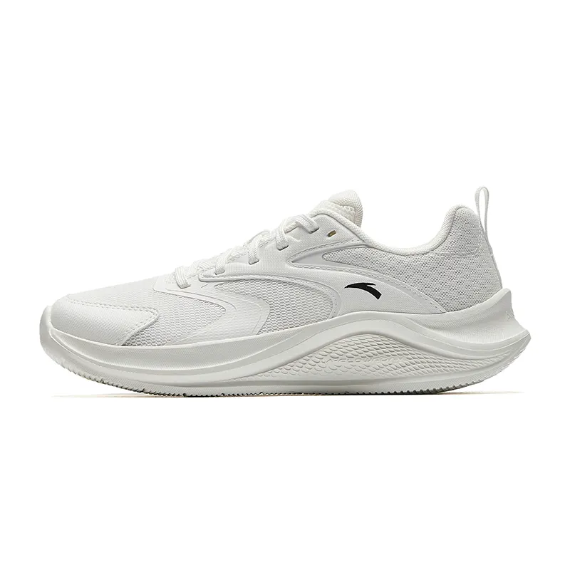 Anta Cushioning Abrasion Resistant Low top Casual Running Shoes Women's Papyrus White