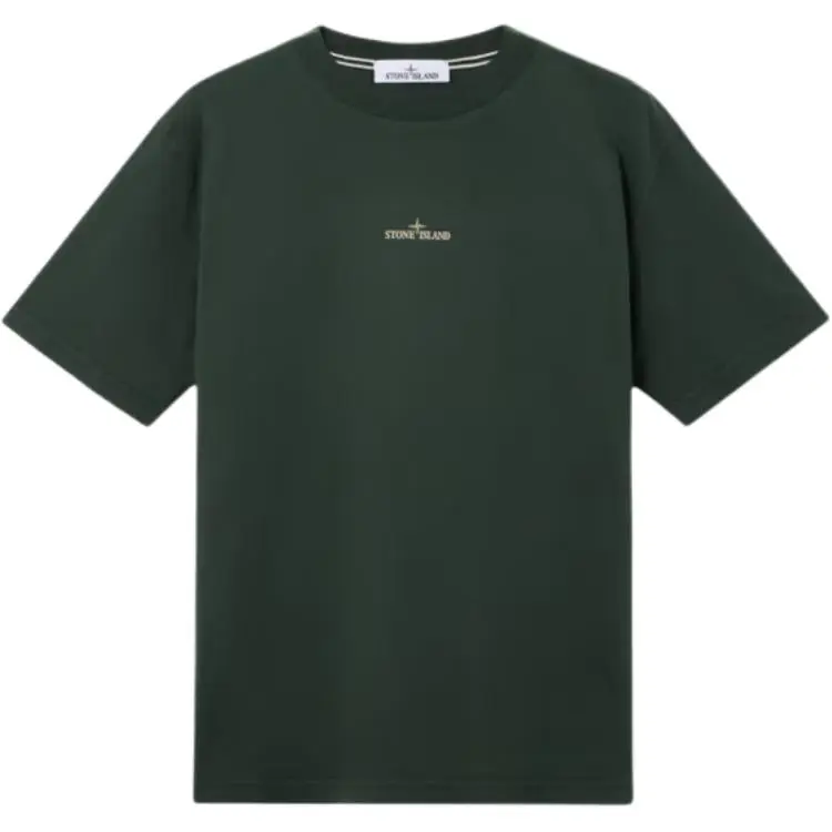 STONE ISLAND Logo print T shirt