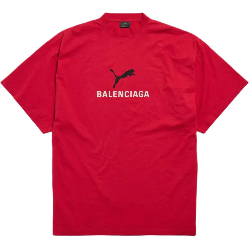 Balenciaga x PUMA FW25 T Shirt Loose Fit Men's