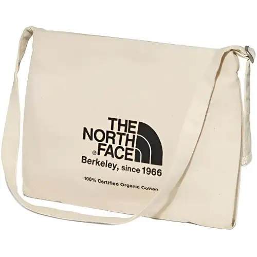 THE NORTH FACE 10L Reusable Bag Crossbody Bag Outdoor Bag Cotton White Black Unisex