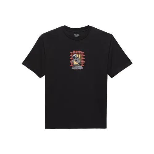 Vans T Shirts Men's Black Crew Neck