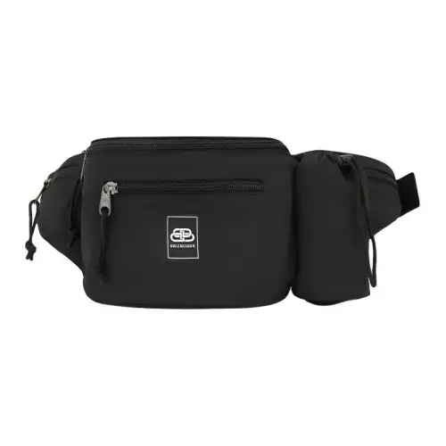 Balenciaga Nylon Fabric Fanny Pack Small Men's Black